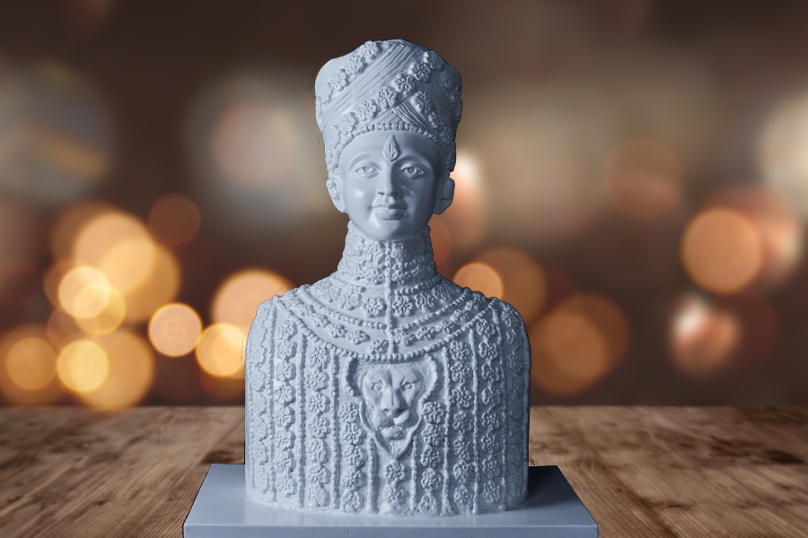 Child Mahavira-Fiberglass Sculpture-b Child Mahavira Sculpture