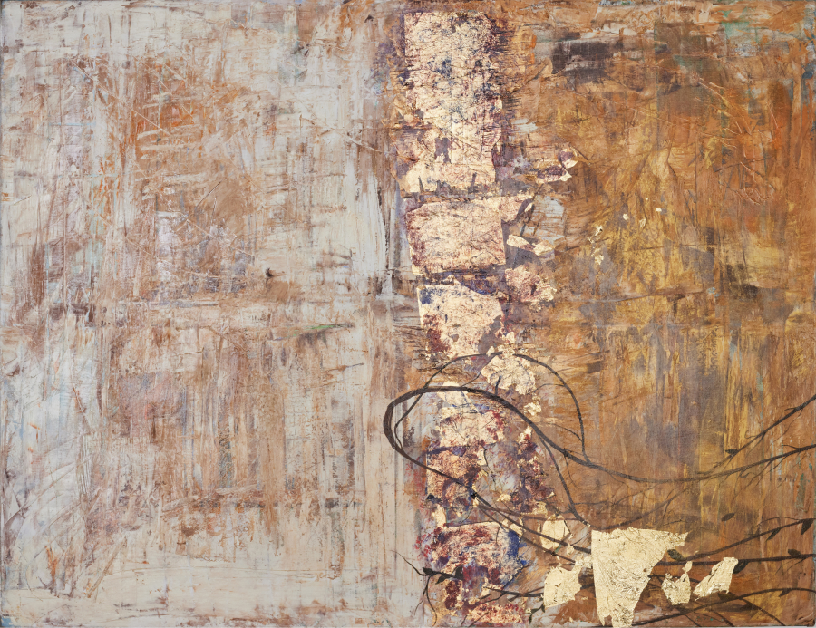 Diva-Acrylic Texture Painting by Shilpa Surana