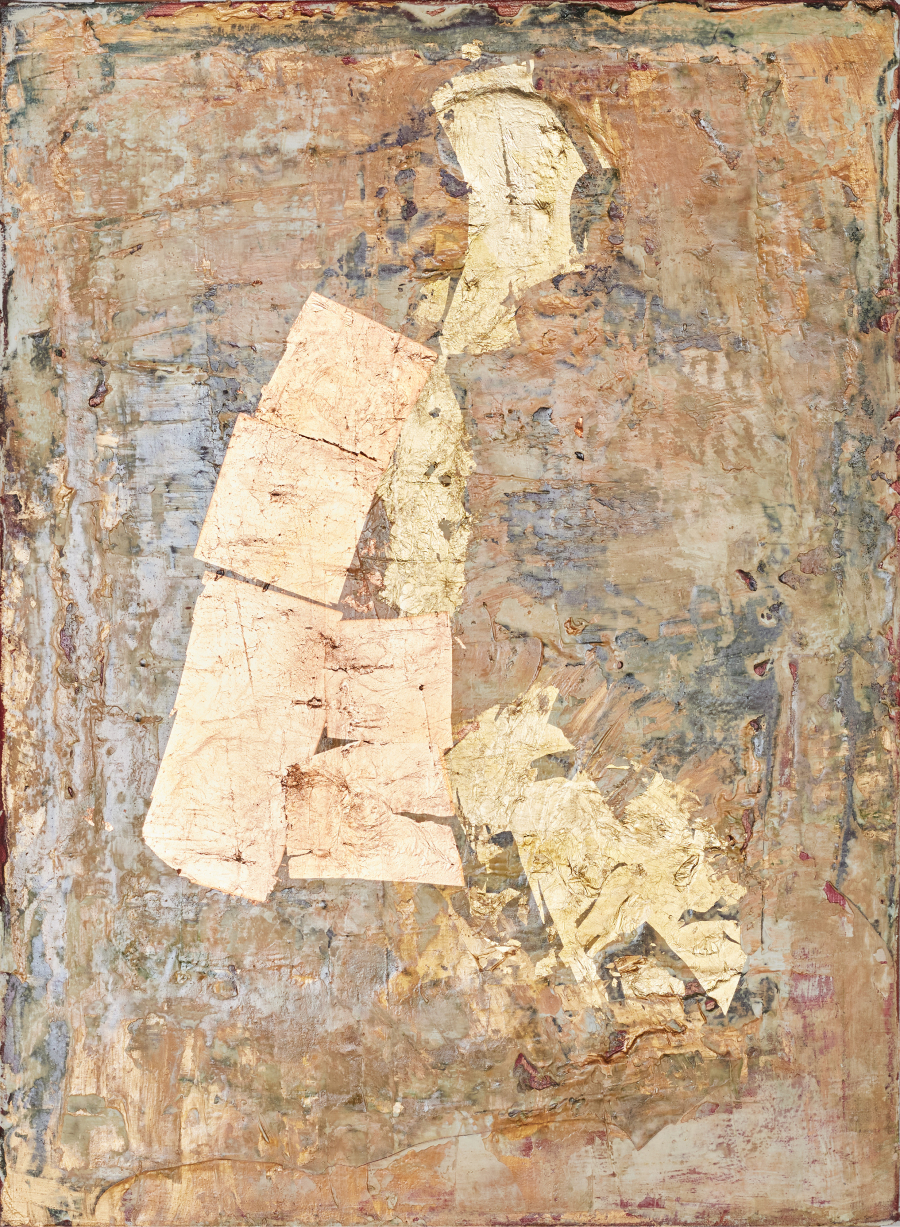 Sagacity-Acrylic Texture Painting by Shilpa Surana